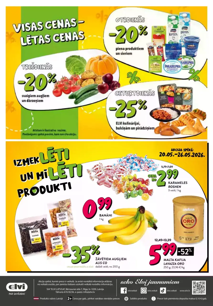ELVI akcijas buklets 20.05.–02.06.2026