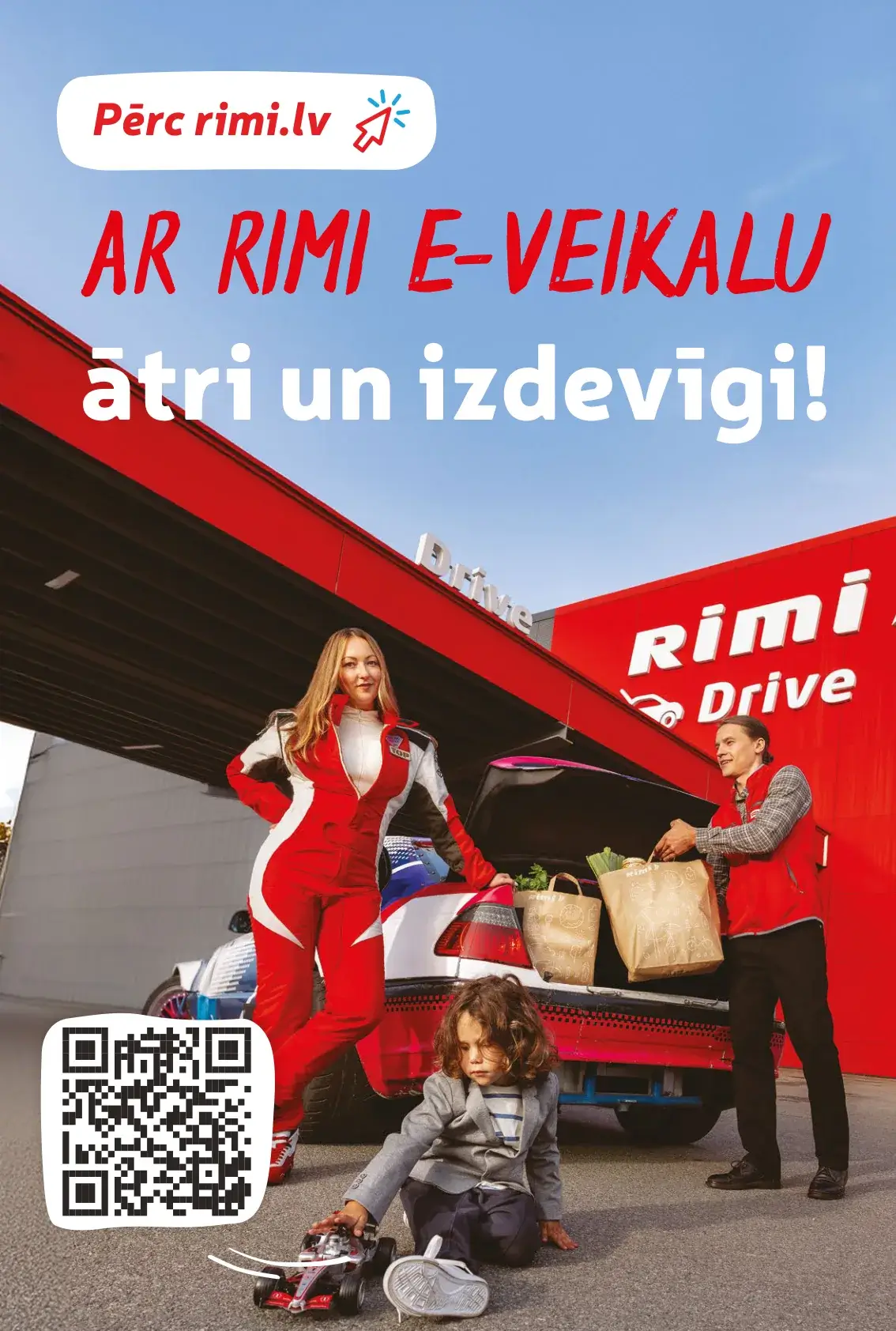 Rimi e-veikala un Rimi Drive piedāvājums ātrai un izdevīgai iepirkšanās pieredzei