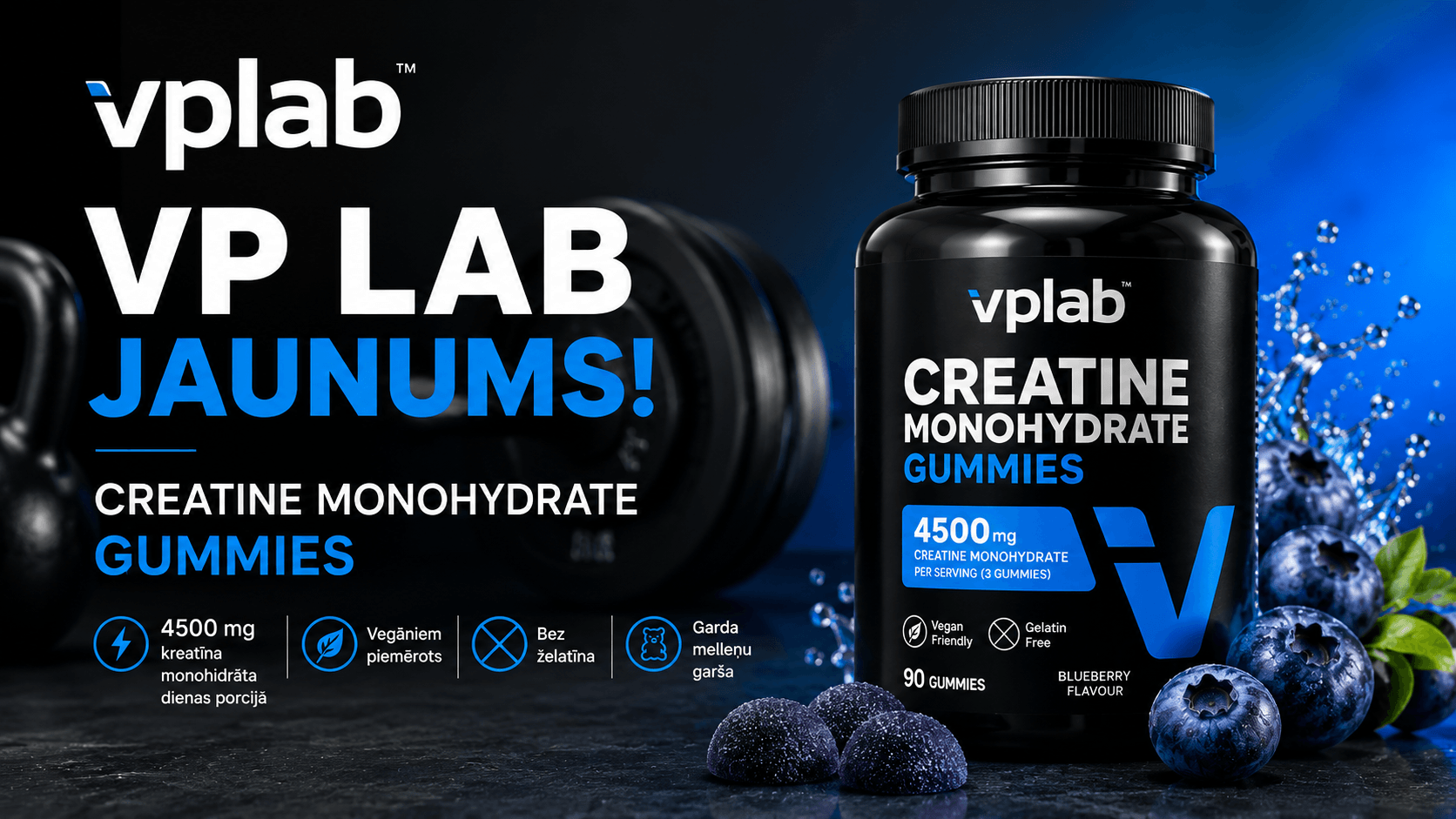VPLAB atlaižu kods VIPNEW25 dod 25% atlaidi Creatine Monohydrate Gummies. Apskati piedāvājumu un uzzini, kā izmantot VPLAB promo kodu.