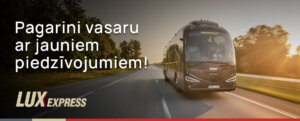 2. Lux Express akcija 2026 – kods GARAVASARA un biļetes no 3,90 €
